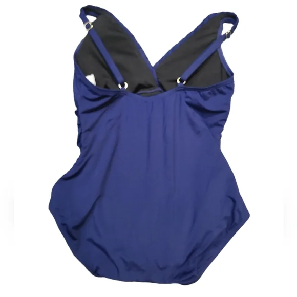 HILOR one piece ruched swimsuit 14 - Picture 9 of 9